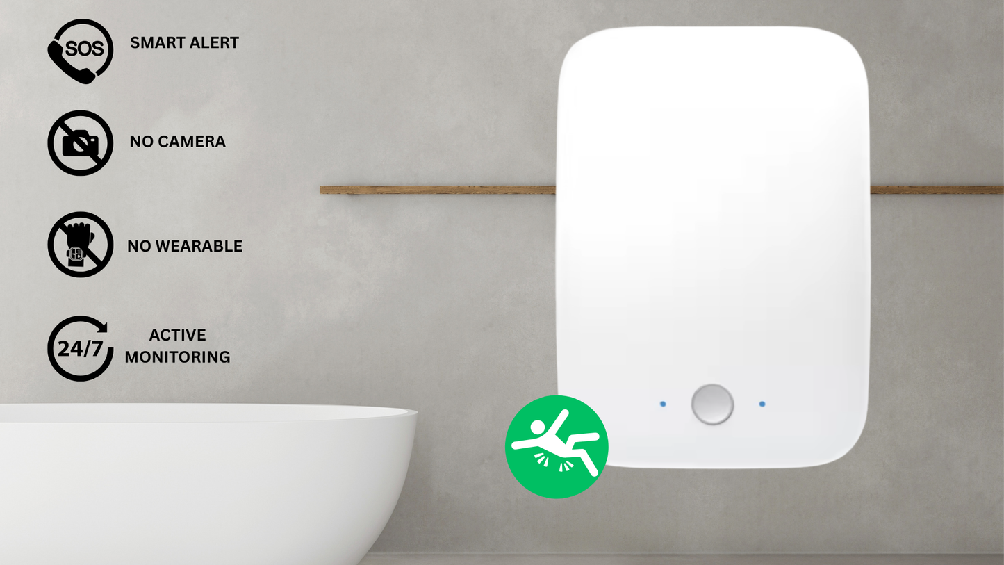 SOS Sensor - Fall Detection Sensor (button-free and wearable-free design)