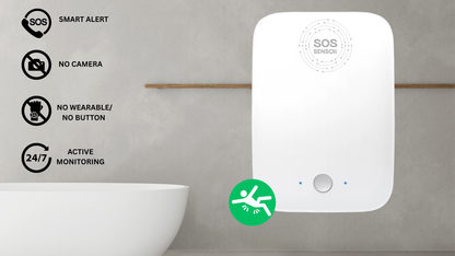SOS Sensor - Automatic Fall Detection Sensor (button-free and wearable-free design)