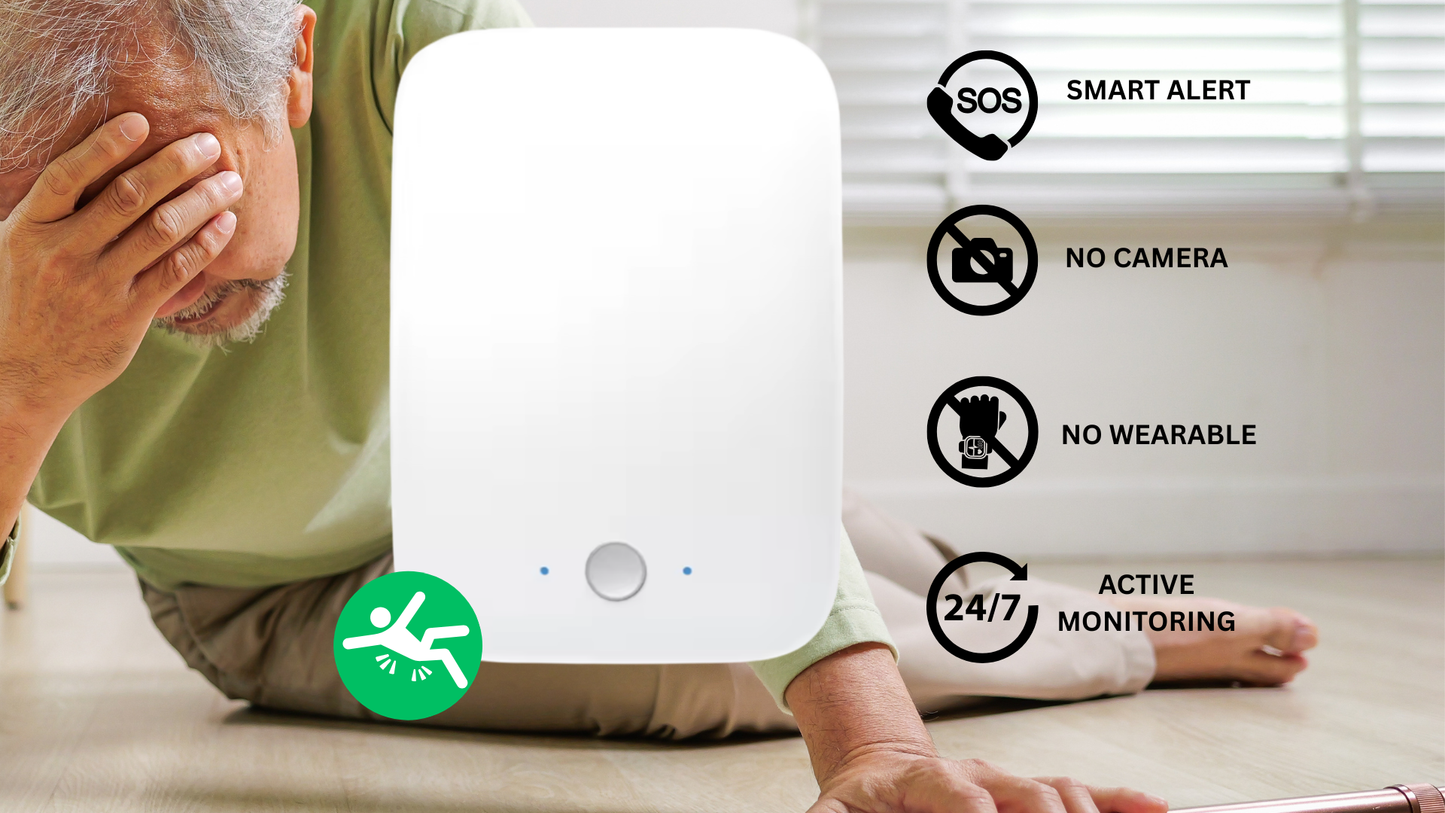 SOS Sensor - Fall Detection Sensor (button-free and wearable-free design)
