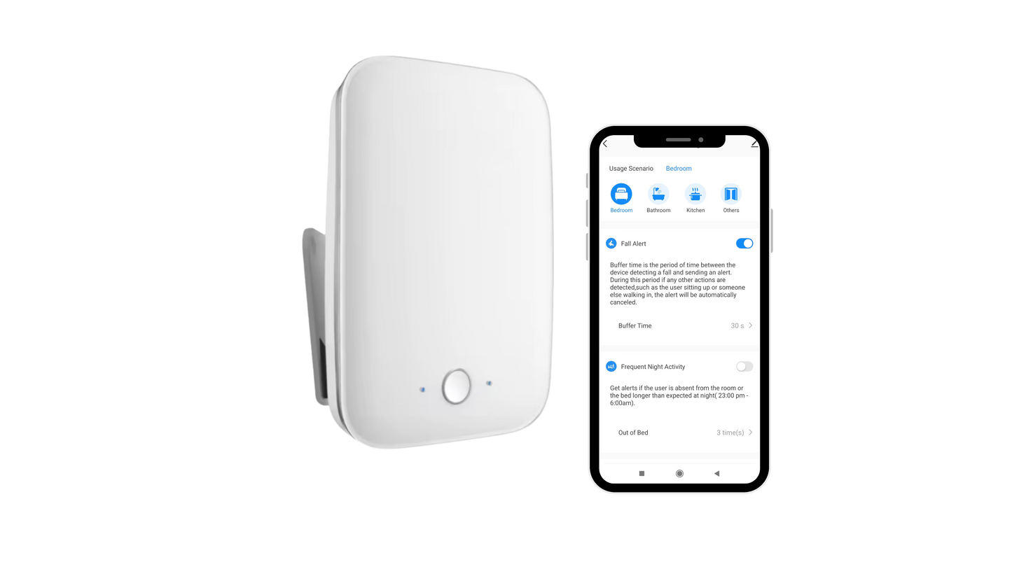 SOS Sensor - Fall Detection Sensor (button-free and wearable-free design)